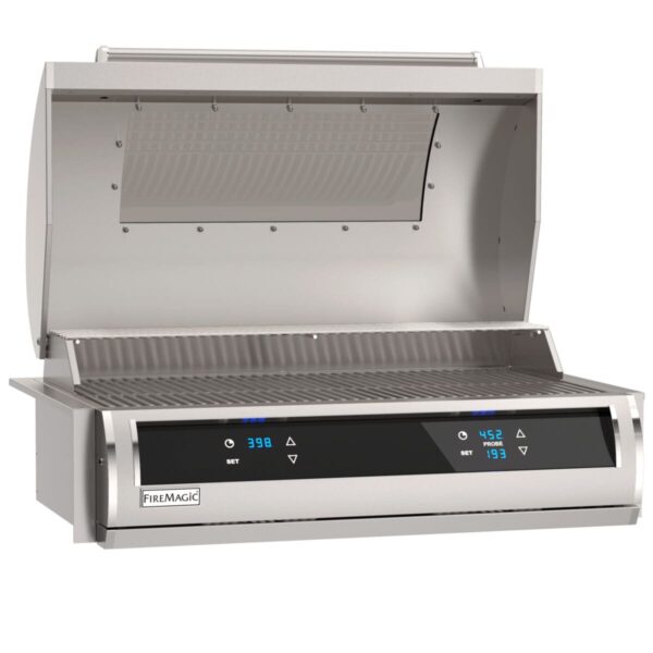 Stock Image - Fire Magic - 30 Inch Built In Electric Grill With Window and Dual Control And Window Fire Magic - Stove Depot and Chimney Works