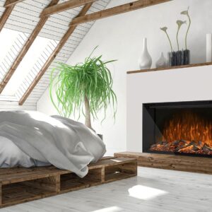 Stock Image - Modern Flames Redstone Series Built-In Electric Fireplaces - Stove Depot and Chimney Works