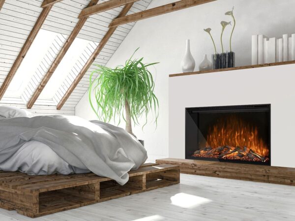 Stock Image - Modern Flames Redstone Series Built-In Electric Fireplaces - Stove Depot and Chimney Works
