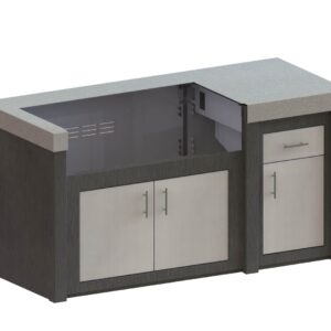 Stock Image - Stoll Outdoor  - 71in Outdoor Kitchen Island Kitchen - Stove Depot and Chimney Works