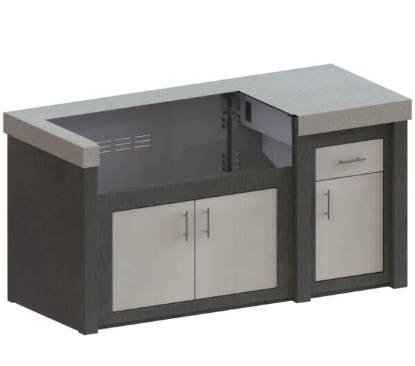 Stock Image - Stoll Outdoor  - 71in Outdoor Kitchen Island Kitchen - Stove Depot and Chimney Works