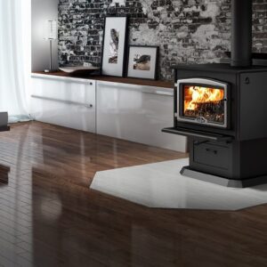 Stock Image - Osburn 2000 Wood Stove with Blower Osburn Stoves - Stove Depot and Chimney Works