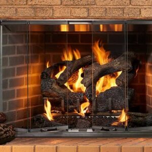 Stock Image - Outdoor Lifestyles Cottagewood Wood Fireplace Outdoor Lifestyles Wood Fireplace & Outdoor Fire - Stove Depot and Chimney Works