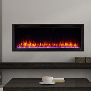 Stock Image - SimpliFire Allusion Platinum Electric Fireplace SimpliFire Electric Fireplace - Stove Depot and Chimney Works