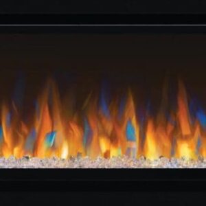 Stock Image - Napoleon - Alluravision™ 74 Slimline Electric Fireplace Napoleon Hearth Electric Wall Mount Fireplace - Stove Depot and Chimney Works