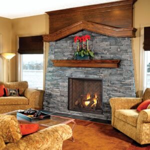 Stock Image - Kozy Heat Alpha 36S Is In Showroom - Stove Depot and Chimney Works