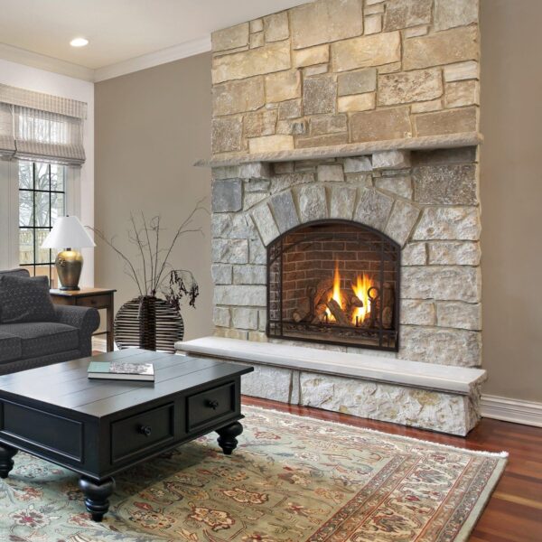 Stock Image - Kozy Heat Alpha 36S Is In Showroom - Stove Depot and Chimney Works