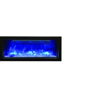 Stock Image - Amantii - Smart 40" Electric Deep Built-in only comes with optional black steel surround  - Stove Depot and Chimney Works