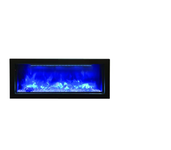 Stock Image - Amantii - Smart 40" Electric Deep Built-in only comes with optional black steel surround  - Stove Depot and Chimney Works