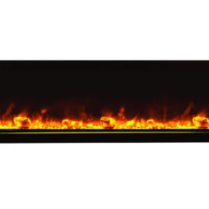 Stock Image - Amantii - Smart 50" Electric Slim Built-in only comes with optional black steel surround  - Stove Depot and Chimney Works