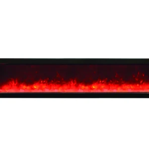 Stock Image - Amantii - Smart 72" Electric Slim Built-in only comes with optional black steel surround  - Stove Depot and Chimney Works