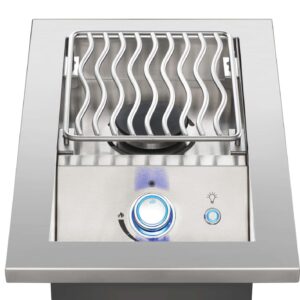 Stock Image - Napoleon - Built-In 700 Series 10"  Single Range Top Burner Propane, Stainless Steel Napoleon Grill Gas Built-In Grill - Stove Depot and Chimney Works