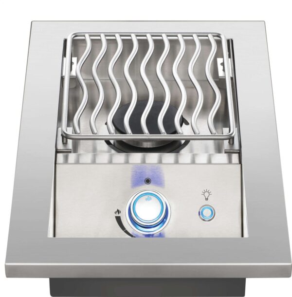 Stock Image - Napoleon - Built-In 700 Series 10"  Single Range Top Burner Propane, Stainless Steel Napoleon Grill Gas Built-In Grill - Stove Depot and Chimney Works