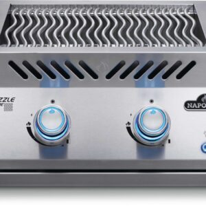 Stock Image - Napoleon - Built-In 700 Series 18" Dual Infrared Burner Propane, Stainless Steel Napoleon Grill Gas Infrared Built-In Grill - Stove Depot and Chimney Works