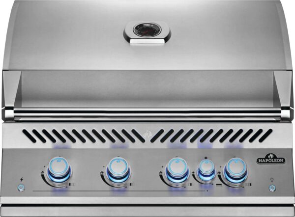 Stock Image - Napoleon - Built-In 700 Series 32" with Infrared Rear Burner Propane, Stainless Steel Napoleon Grill Gas Infrared Built-In Grill - Stove Depot and Chimney Works