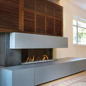 Stock Image - European Home - Bidore 140 MKII European Home Gas Contemporary Fireplace - Stove Depot and Chimney Works