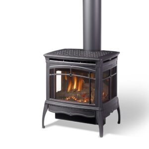 Stock Image - Hearthstone Bristol DX Gas Stoves - Stove Depot and Chimney Works