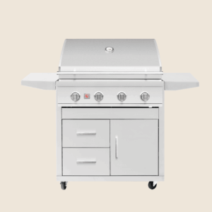 Stock Image - Summerset - Deluxe Cart for 32in. Sizzler / Sizzler Pro Grill Summerset - Stove Depot and Chimney Works
