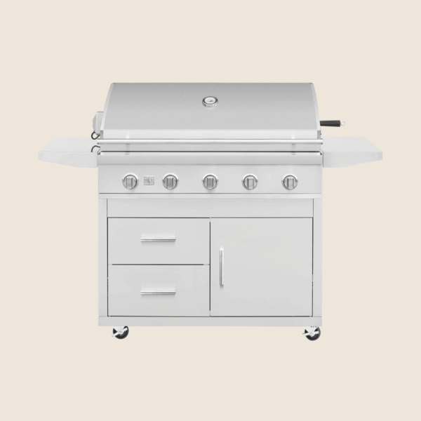 Stock Image - Summerset - Deluxe Cart for 40in. Sizzler / Sizzler Pro Grill Summerset - Stove Depot and Chimney Works