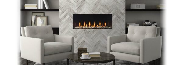 Stock Image - Regency - City Series New York View 40  Gas Fireplace Regency - Stove Depot and Chimney Works