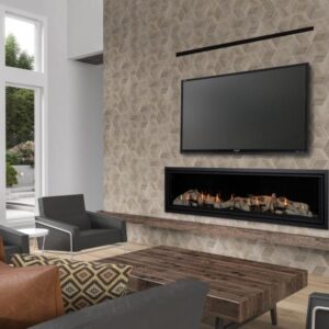 Stock Image - Kozy Heat Callaway 72 Is In Showroom - Stove Depot and Chimney Works