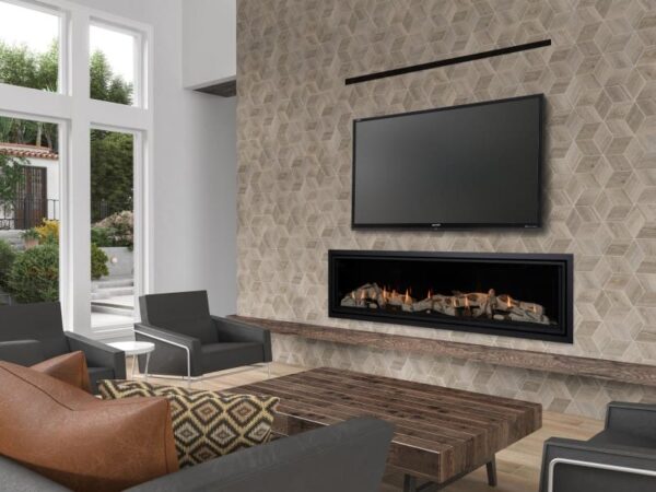 Stock Image - Kozy Heat Callaway 72 Is In Showroom - Stove Depot and Chimney Works