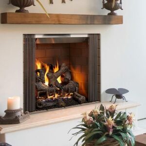 Stock Image - Outdoor Lifestyles Castlewood Wood Fireplace Outdoor Lifestyles Wood Fireplace & Outdoor Fire - Stove Depot and Chimney Works