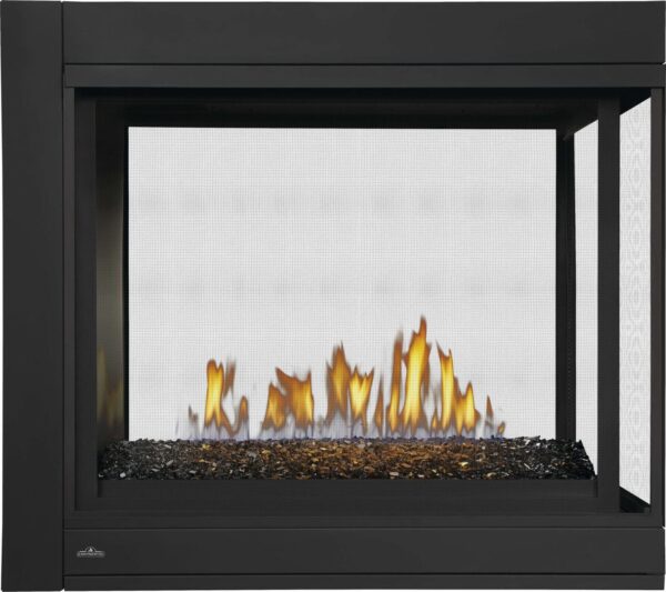 Stock Image - Napoleon - CBHD4 3-Sided Direct Vent Fireplace with Glass Embers, Natural Gas, Alternate Electronic Ignition Napoleon Hearth Gas Fireplace - Stove Depot and Chimney Works