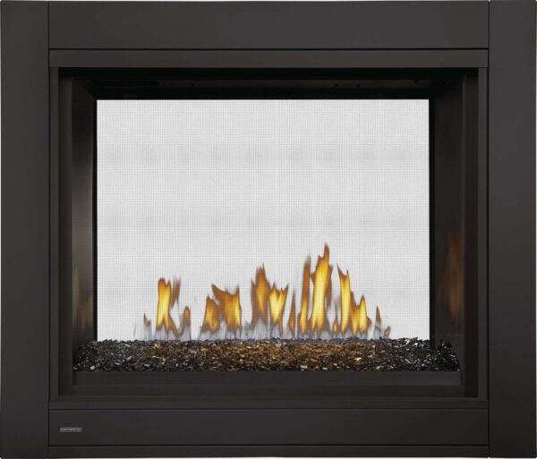 Stock Image - Napoleon - CBHD4 See Through Direct Vent Fireplace with Glass Embers, Natural Gas, Alternate Electronic Ignition Napoleon Hearth Gas See-Thru Fireplace - Stove Depot and Chimney Works