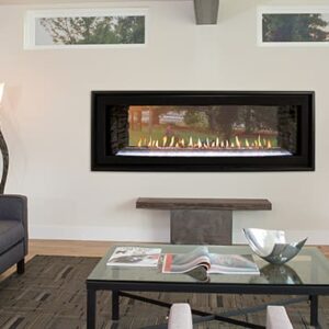 Stock Image - American Hearth - Boulevard Linear 48-inch See-Through American Hearth - Stove Depot and Chimney Works