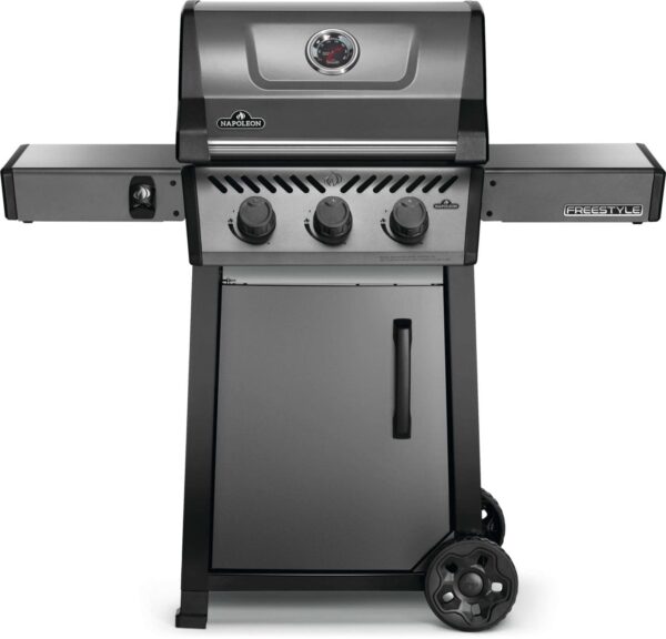 Stock Image - Napoleon - Freestyle 365 Natural Gas Grill, Graphite Grey Napoleon Grill Gas Cart Freestanding Grill - Stove Depot and Chimney Works