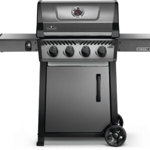 Stock Image - Napoleon - Freestyle 425 Propane Gas Grill, Graphite Grey Napoleon Grill Gas Cart Freestanding Grill - Stove Depot and Chimney Works