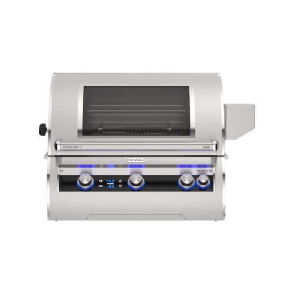 Stock Image - Fire Magic - Echelon E660i Built-In Grill With Digital Thermometer Fire Magic - Stove Depot and Chimney Works