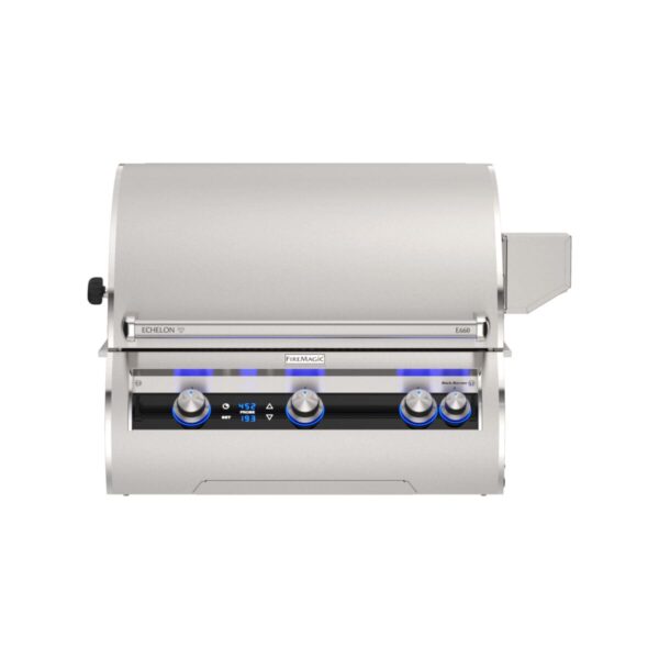 Stock Image - Fire Magic - Echelon E660i Built-In Grill With Digital Thermometer Fire Magic - Stove Depot and Chimney Works