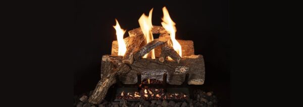 Stock Image - Regency -  GL18VF  Gas Log Set Regency - Stove Depot and Chimney Works