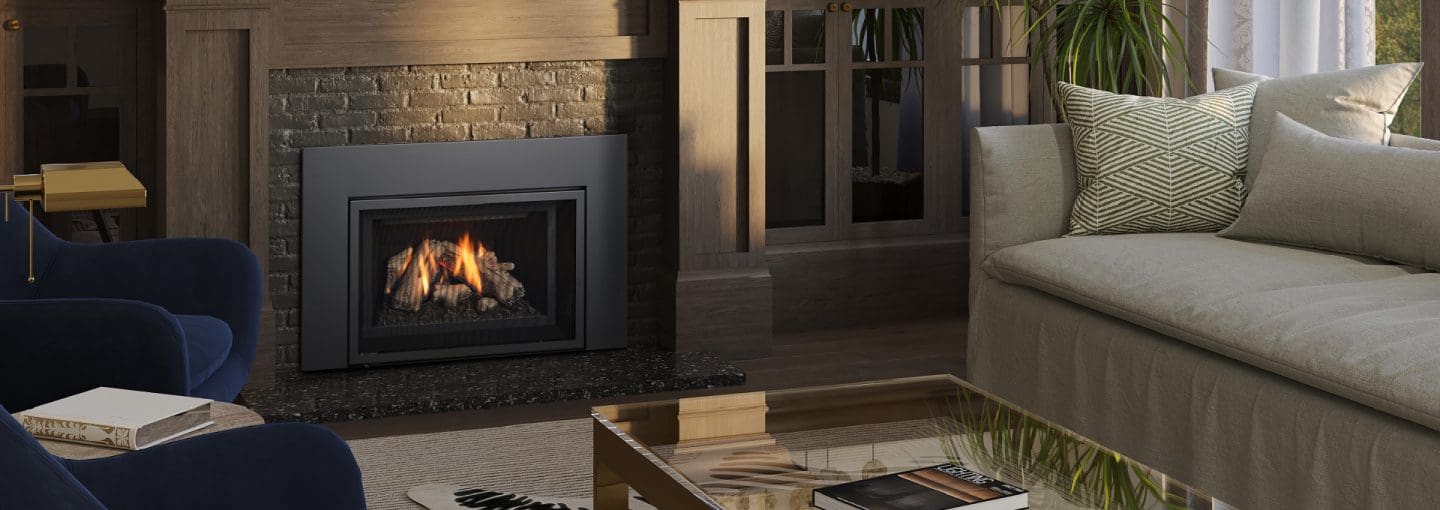 Stock Image - Regency - Atmosphere Gi25LE Gas Insert Regency - Stove Depot and Chimney Works