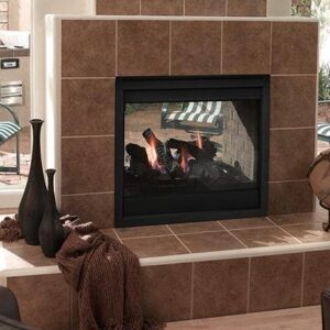 Stock Image - Outdoor Lifestyles Twilight Series Gas Fireplace Outdoor Lifestyles Gas Fireplace & Outdoor Fire - Stove Depot and Chimney Works