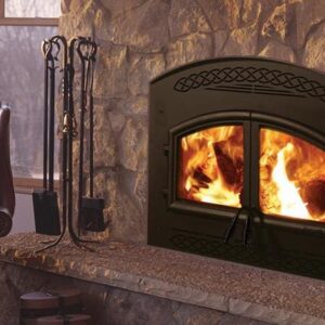 Stock Image - Heatilator Constitution Wood Fireplace Heatilator Wood Fireplace - Stove Depot and Chimney Works