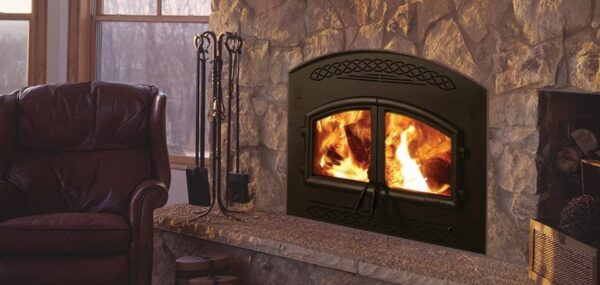 Stock Image - Heatilator Constitution Wood Fireplace Heatilator Wood Fireplace - Stove Depot and Chimney Works