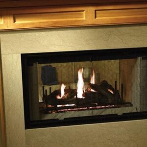 Stock Image - Heatilator Multi-sided Wood Fireplace Heatilator Wood Fireplace - Stove Depot and Chimney Works