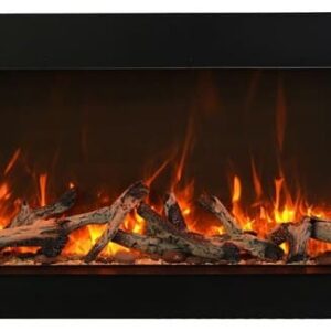 Stock Image - Amantii - Smart 72" unit - 14 1/4" in depth 3 sided glass fireplace  - Stove Depot and Chimney Works