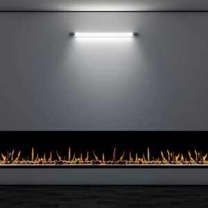 Stock Image - Flare - Large Left Corner Flare Fireplaces Gas Corner Fireplace - Stove Depot and Chimney Works
