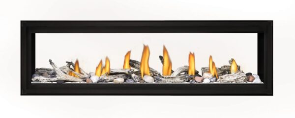 Stock Image - Napoleon - Luxuria™ 62 See Through Direct Vent Fireplace, Natural Gas, Electronic Ignition Napoleon Hearth Gas See-Thru Fireplace - Stove Depot and Chimney Works
