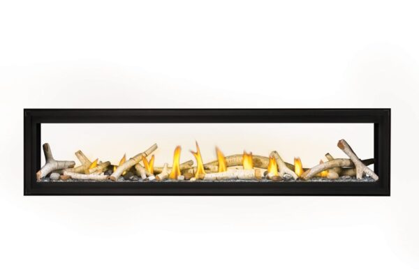 Stock Image - Napoleon - Luxuria™ 74 See Through Direct Vent Fireplace, Natural Gas, Electronic Ignition Napoleon Hearth Gas See-Thru Fireplace - Stove Depot and Chimney Works