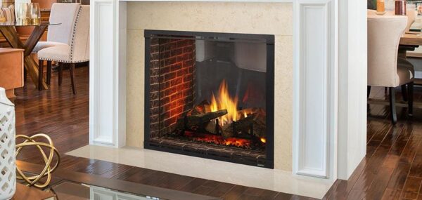 Stock Image - Majestic Marquis II See-Through Direct Vent Gas Fireplace Majestic Gas Fireplace - Stove Depot and Chimney Works
