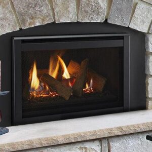Stock Image - Majestic Ruby Series Direct Vent Gas Fireplace Insert Majestic Gas Insert - Stove Depot and Chimney Works