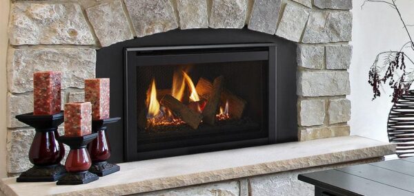 Stock Image - Majestic Ruby Series Direct Vent Gas Fireplace Insert Majestic Gas Insert - Stove Depot and Chimney Works