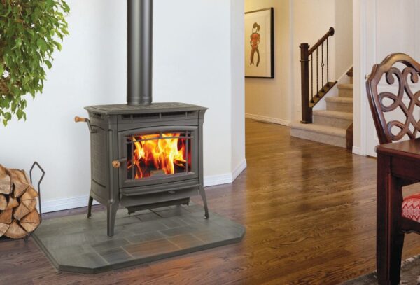 Stock Image - Hearthstone Manchester Hearthstone Freestanding - Stove Depot and Chimney Works