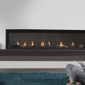 Stock Image - European Home - Modore 185 European Home Gas Linear Fireplace - Stove Depot and Chimney Works
