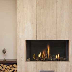 Stock Image - European Home - Modore 95 MKII European Home Gas Contemporary Fireplace - Stove Depot and Chimney Works
